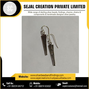 Custom Packaging 925 Sterling Silver <b>Earrings</b> Bulk Quantity Weddings-Silver Stud <b>Moon</b> Feather Number Designs Religious Inspired - Product Image 6