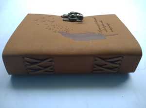 Carnet de notes en cuir personnalisé A5 fait à la main, carnet de notes en cuir rustique fait à la main - Product Image 4