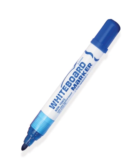 Modern Repeated Filling Office School OEM ODM Available Dry-eraser Ink Blue Whiteboard Marker FO-WB02 with Paper Box Packing
