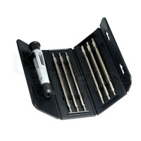 Juego de Puntas Intercambiables de Doble Cabeza H4*120L, Destornillador de Precisión Magnético Multifunción, Herramienta Manual para Bricolaje, Acabado Mate ODM S2, Almacenamiento