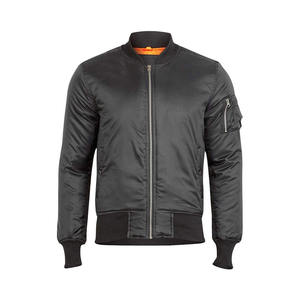 แจ็กเก็ตบอมเบอร์สำหรับผู้ชายและผู้หญิงแจ็กเก็ตเบสบอลแบบบางสำหรับผู้ชายคอตั้งโลโก้ด้านหน้ากันลมกันน้ำ - Product Image 1