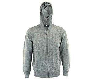The wholesale cotton breathable whole colored men hoodies with zipper - Product Image 4