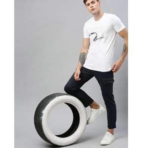 Pantalons cargo décontractés pour hommes, tendance, avec logo personnalisé, prix de gros. - Product Image 4