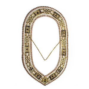 High Quality Masonic Decorative Ceremonial Chain <b>Collar</b> Cotton Uniform Accessories in Multiple Colors for Men - Product Image 5