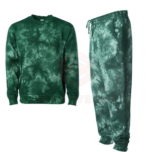 Costume 2 pièces pour hommes, vêtements grande taille, Sweat-shirt à teinture par nouage, nouvelle collection 2021 - Product Image 4