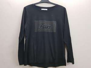 Premium Quality Eco-Friendly Branded Labels <b>Ladies</b> Women's <b>Long</b> Sleeve Neck Casual Cotton Garment Dyed Autumn Outfits <b>T</b> <b>Shirts</b> - Product Image 3