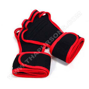 Guantes de cuero de neopreno unisex de medio dedo para entrenamiento de gimnasia entrenamiento Fitness levantamiento de pesas para ciclismo hogar deportes al aire libre - Product Image 6