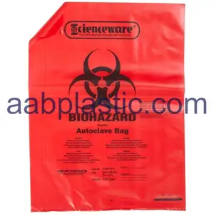 Grosir Autoclavable Tas Biohazard Autoclave Kantong Sampah Limbah Bagsbiohazard Label Rumah Sakit Limbah