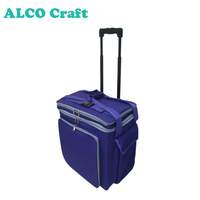 Belle couleur violette pas cher sac de voyage chariot bagages