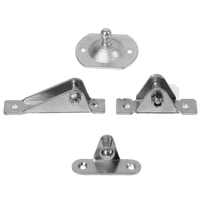 Support de levage à gaz industriel antirouille MotionStruts en acier inoxydable AISI316, amortisseur A18-120-289, course de 120 mm