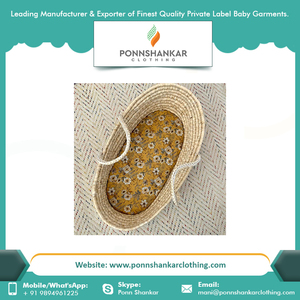 Indian Manufacturer of Premium Super Soft 100% Organic Cotton Bassinet Sheets - Product Image 2