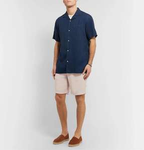 Bermudas para hombre con logotipo personalizado en relieve, impermeable, de secado rápido, transpirable, de algodón, tela de felpa francesa, con cordón en la cintura, informal - Product Image 2