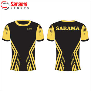 Customized Sport softball Shirt 100% Polyester With Sublimation. - Product Image 1