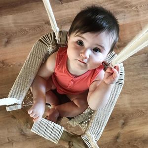 Beautiful Macrame Hand Made Air <b>Swing</b> Chair for Kids - Product Image 1