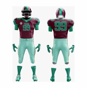 Maillot de football américain pour hommes, vêtement en coton personnalisé de haute qualité, tenue de rugby de la ligue de football - Product Image 5