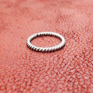 925 Sterling Silver Casual Rings for Ladies Jewelry Minimalistic Bulk Plain Rings Wedding Fine Jewelry 925 Silver Twisted Rings - Product Image 4