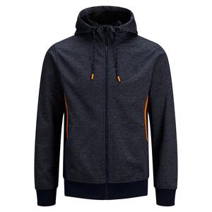 Sudaderas con capucha OEM de alta calidad para hombre, diseño de logotipo personalizado, sudaderas con estampado 3D de etiqueta privada, cuello forrado, tejido antiarrugas para gimnasio - Product Image 3