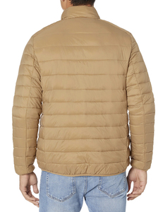 Chaqueta a prueba de viento con capucha de gran tamaño cálida y ligera personalizada para hombre, chaqueta acolchada para hombre - Product Image 3