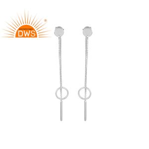 Fournisseur de bijoux en argent fin, fabricant de boucles d'oreilles statement - Product Image 1