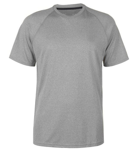T-Shirt Homme 100% Polyester Mélange Décontracté Gym Workout Manches Courtes Broderie Personnalisée Coupe Légère Surdimensionné Vente en Gros - Product Image 1