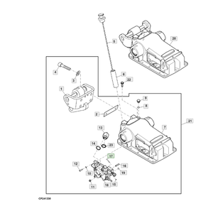 Bouton robuste R224174 conçu avec précision pour les commandes de tracteur, prise en main confortable et utilisation fonctionnelle fiable - Product Image 2