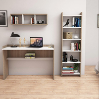 Bureau d'étude en bois de luxe moderne avec étagère, couleur personnalisable, pour salon, bureau à domicile, supermarché et bar à domicile
