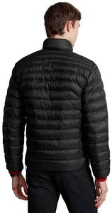 Veste matelassée pour homme avec col montant et fermeture à glissière Veste à bulles pour homme lourd avec doublure polaire chaude - Product Image 5