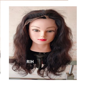 Perruques en cheveux humains vierges Remy avec dentelle frontale complète, cheveux indiens tissés, 20-28 pouces, 30 pouces - Product Image 1