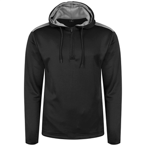 Sweat-shirt à capuche surdimensionné pour hommes, 100% coton éponge, brodé de logo, basique, blanc, polaire, hiver ODM Supply - Product Image 2