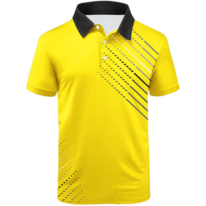 Polo de golf Dry-Fit personnalisé sublimation polos en coton vierge pour hommes respirant séchage rapide grande taille - Product Image 6