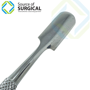Poussoir professionnel réutilisable de dissolvant d'ongle de coupe-cuticules d'acier inoxydable pour l'élimination de callosités - Product Image 4