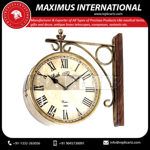 Proveedor a granel, estación de tren de pared lateral decorativa, reloj de pared de Metal, reloj de pared, arte de estilo antiguo para decoración de hogar y oficina - Product Image 3