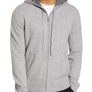 Sudadera con capucha de alta calidad para hombre, prenda deportiva de algodón 100% con logotipo personalizado, color gris, nueva tecnología, venta al por mayor - Product Image 1