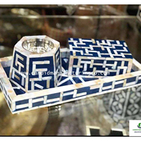 Eid especial madre perla incrustaciones incienso quemador Mubkhar caja bandeja conjunto fresa ámbar gris océano listo envío precio barato Benzoin