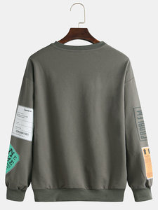 New Trendy <b>Cool</b> High Quality Exclusive Placement Printed Sweat <b>Shirt</b> From Bangladesh at Competitive Prices for Winter <b>Men's</b> - Product Image 3