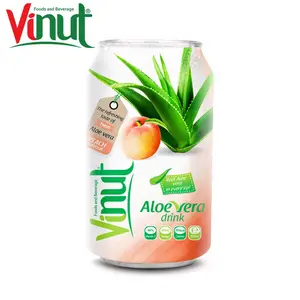 Special Product VINUT 360ml Aloe Vera Juice Drink with Peach Juice Premium Quality Manufacturer Directory Beverage Product