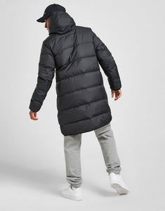 Veste matelassée en toile longue d'hiver de haute qualité avec logo personnalisé à capuche - Product Image 5