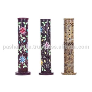Torres de Incienso de Piedra Jabonosa Hechas a Mano - Product Image 1
