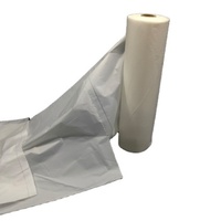 Sac personnalisé à soufflets latéraux en polyéthylène haute densité (HDPE)/polyéthylène basse densité (LDPE) biodégradable transparent sur rouleau avec logo OEM pour emballage de sushis