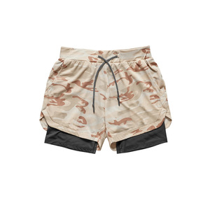 Wholesale Men's Fitness Workout <b>Shorts</b> With Inner <b>Compression</b> <b>Shorts</b> - Product Image 6