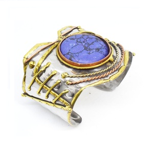 Novedad Otoño-Invierno 2024, Brazalete de Latón Oxidado Indiana, Joyería Geométrica, Brazalete de Latón, Oferta Black Friday - Product Image 4