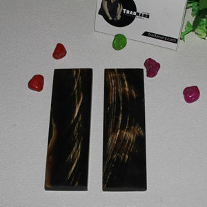 Échelle de corne naturelle Gava de forme rectangulaire pour monture de lunettes et manche de couteau Fabricant de plaque de corne de buffle Sambhal Tradnary - Product Image 2