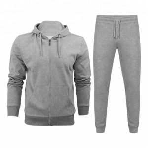 High Quality Men's Track Suit With Drawstring Hoodie & Kangaroo Pocket Men's Sweat Suit For Jogging - Product Image 6
