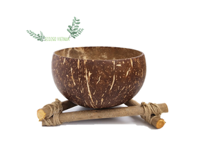 Eco2go-cuenco de cáscara de coco artesanal, cuenco Natural pequeño de Vietnam para vela con Logo láser grabado, alta calidad, exportación, 100% - Product Image 4