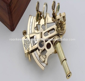 1917 Kelvin & Hughes London bền 12V hải lý Brass sextant Marine cung cấp với hộp gỗ cho tàu sử dụng - Product Image 5