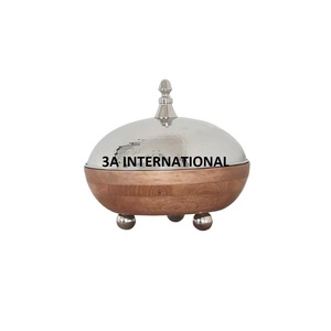 Juego de 3 ollas calientes aisladas de acero inoxidable para uso de catering de hotel de diseño único cazuela para servir olla caliente de la mejor calidad - Product Image 2