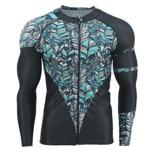 OEM <b>Design</b> <b>Compression</b> MMA Rash Guard <b>Shirt</b> Protection Long Sleeve Rash Guard for Men Breathable <b>Custom</b> Rash Guards - Product Image 2