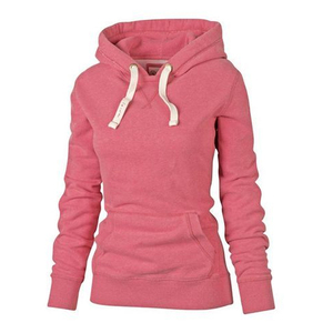 Sudadera con capucha para mujer conjunto de 2 piezas de algodón para mujer, SUDADERA CON CAPUCHA CLÁSICA DE MUJER coreana - Product Image 1