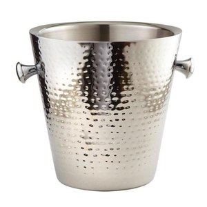 Seau à vin en acier inoxydable poli Refroidisseur de vin plaqué Bière Vin champagne Accessoires pour échantillon gratuit - Product Image 1