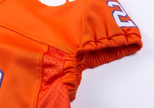 2025 camisetas de fútbol americano personalizadas, uniformes de sarga de aparejos transpirables, opciones de talla grande cortas delanteras, lo último en personalizable 2020 - Product Image 4